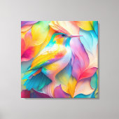 Toile Oiseaux Imaginaires Oiseaux de soie (Recto)