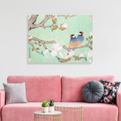 Toile Oiseaux jumeaux dans les Branches Cancas (Insitu(Salon))