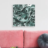 Toile Oiseaux Mignons En Art Vintage Forestier (Insitu(Salon))