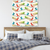 Toile Oiseaux modernes du milieu du siècle (Insitu(Chambre))