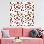 Toile Oiseaux motifs et papillons floraux sans soudure (Insitu(Salon))