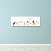 Toile Oiseaux printaniers (Insitu (Plancher de Bois))