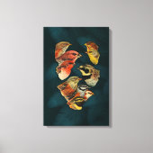 Toile Oiseaux sauvages d'une plume (Recto)