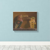 Toile Oiseaux sculptés antiques (Insitu (Plancher de Bois))