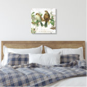 Toile Oiseaux Vintages et volières (Insitu(Chambre))