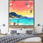 Toile Okinawa Bunka (Insitu(Chambre))
