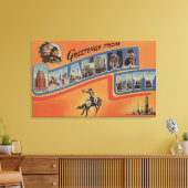 Toile Oklahoma City, Oklahoma - Scènes de grandes lettre (Insitu(Salon))