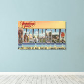 Toile Oklahoma (État natal de Will Rodgers) (Insitu (Plancher de Bois))