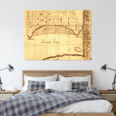 Toile Old Alexandria VA Carte par George Washington (174 (Insitu(Chambre))