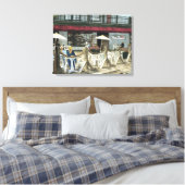 Toile Old Apple Box Café Aquarelle Petaluma+Calif, (Insitu(Chambre))