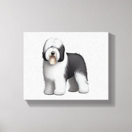 Toile Old English Sheepdog 10 (Recto)