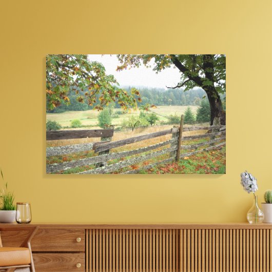 Toile Old Fence On A Farm (Insitu(Salon))