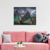 Toile Old fishing boats (Insitu(Salon))