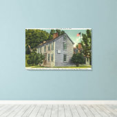 Toile Old Hancock Clark House Vue, Paul Revere Rode B (Insitu (Plancher de Bois))