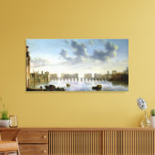 Toile Old London Bridge (pétrole), c.1630 (Insitu(Salon))