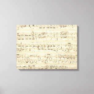 Toile Old Music Notes