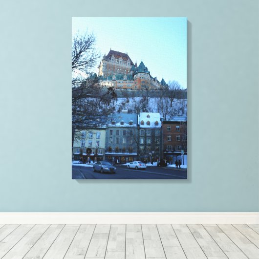 Toile Old Québec, Québec, Canada (Insitu (Plancher de Bois))