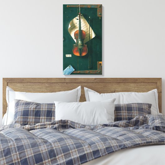 Toile Old Violon Still Life par William Michael Harnett (Insitu(Chambre))