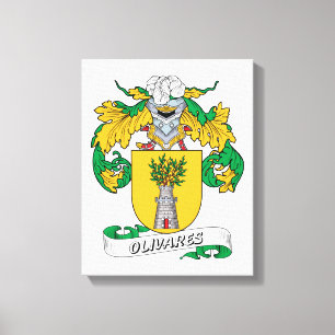 Toile Olivares Family Crest