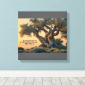 Toile Olive Tree avec Coran Verse (Insitu (Plancher de Bois))