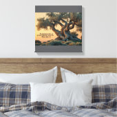 Toile Olive Tree avec Coran Verse (Insitu(Chambre))