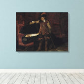 Toile Oliver Cromwell Ouverture du café de Charles (Insitu (Plancher de Bois))