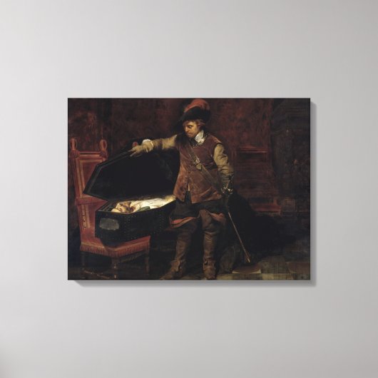 Toile Oliver Cromwell Ouverture du café de Charles (Recto)