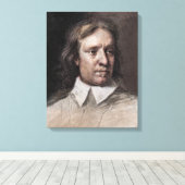 Toile Oliver Cromwell Portrait (Insitu (Plancher de Bois))