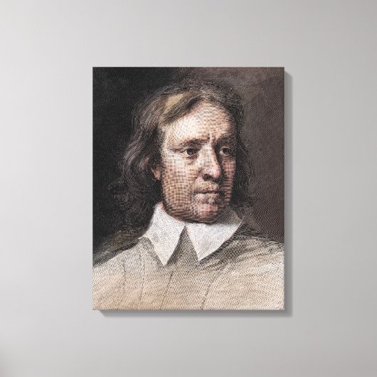 Toile Oliver Cromwell Portrait (Recto)