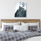 Toile Oliver Otis Howard (photo b/w) (Insitu(Chambre))
