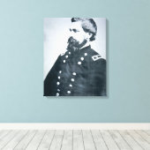 Toile Oliver Otis Howard (photo b/w) (Insitu (Plancher de Bois))
