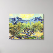 Toile Oliviers aux Alpilles par Vincent van Gogh (Recto)