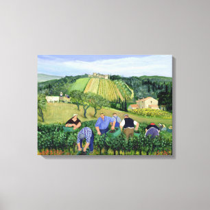 Toile Oliviers et tournesols