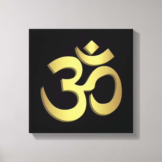 Toile Om ( Aum ) Namaste yoga (Recto)