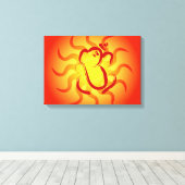 Toile OM Ganesha (Insitu (Plancher de Bois))