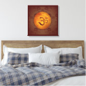 Toile Om Lotusflower (Insitu(Chambre))