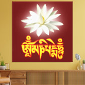 Toile Om mani padme mantra (Insitu(Salon))