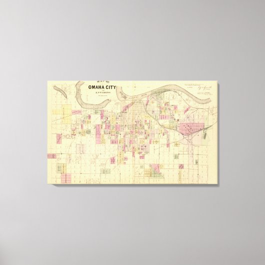 Toile Omaha City, Nebraska (Recto)