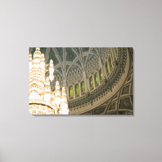 Toile Oman, Mascate, mosquée Sultan Qaboos (Recto)