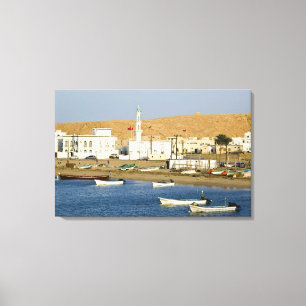 Toile Oman, région de Sharqiya, Sur. Ville d'Ayajh, crép