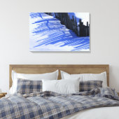 Toile Ombre de clôture sur la neige (Insitu(Chambre))