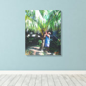 Toile Ombre de coco 2014 (Insitu (Plancher de Bois))