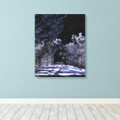 Toile Ombres de la lune - (Insitu (Plancher de Bois))