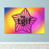 Toile OMG ! tgif (Insitu (Plancher de Bois))