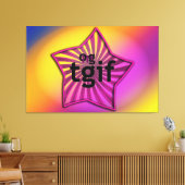 Toile OMG ! tgif (Insitu(Salon))