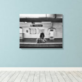 Toile On fait du shopping bags in subway (Insitu (Plancher de Bois))