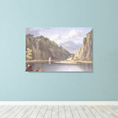 Toile On the River Elbe, near Lowosiege à Saxony, plate (Insitu (Plancher de Bois))