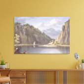 Toile On the River Elbe, near Lowosiege à Saxony, plate (Insitu(Salon))