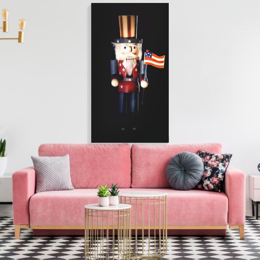 Toile Oncle Sam Nutcracker (Insitu(Salon))