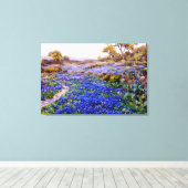Toile Onderdonk - Bluebonnets à Twilight (Insitu (Plancher de Bois))